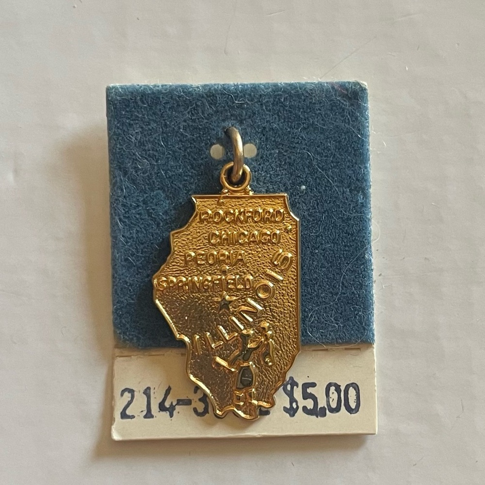 Wells Sterling Silver Illinois Charm